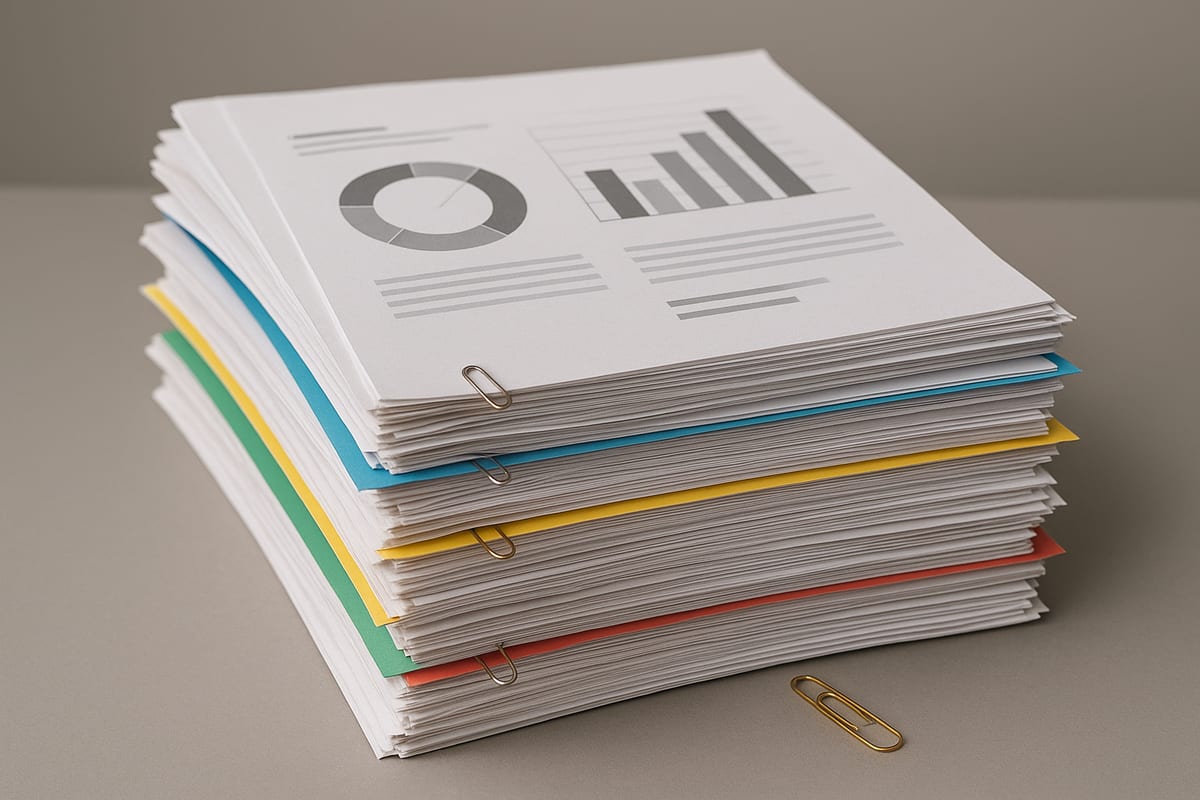 Dossiers et documents techniques organisés